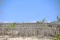 Fence made of tree branches, typical of the coast of northeastern Brazil.